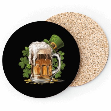 Discover Mug of Beer Saint Patrick s Day Coasters