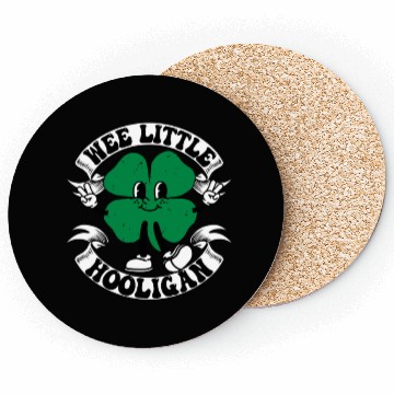 Discover Wee Little Hooligan Cute St. Patrick's Day Irish Coasters
