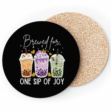 Discover Boba tea lover Coasters