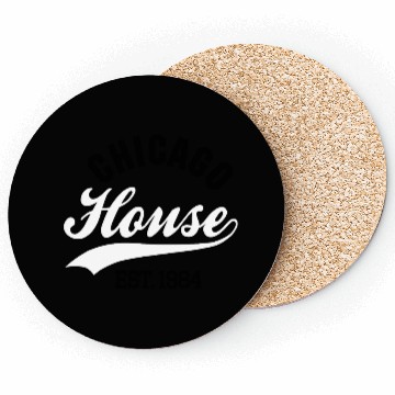 Discover Vintage Chicago House Est 1984 House Party DjIdea Coasters