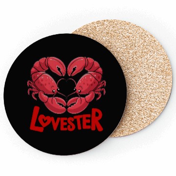 Discover Lobster Lovester Valentine's Day Love Coasters