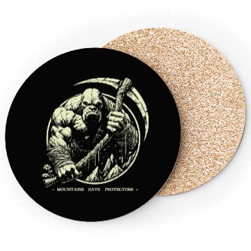 Discover Mountains Protectors Bigfoot Coasters