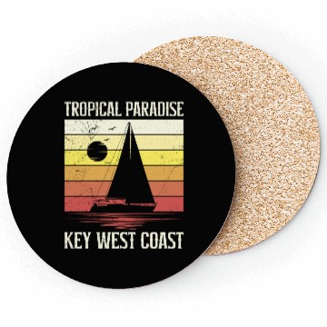 Discover Florida TROPICAL PARADISE KEY-WEST COAST Coasters