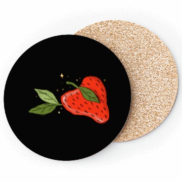 Discover Heartfelt Strawberry Delight Coasters