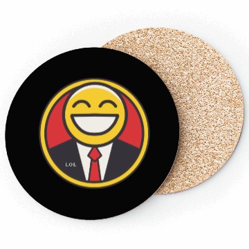 Discover Laughing Business Icon – LOL Edition Coasters