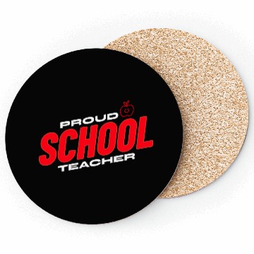 Discover Proud School Teacher Coasters