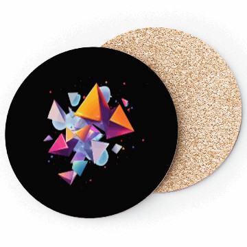 Discover Creative colorful shapes Coasters