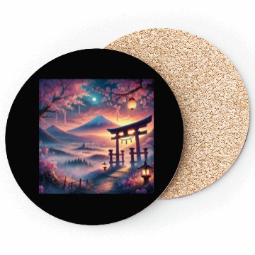 Discover fuji sakura torii Coasters