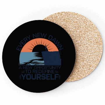 Discover Every New Dawn Inspirational Sunset Design Coasters