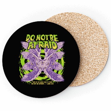 Discover Do Not Be Afraid Realistic Angel Grunge Creepy Got Coasters