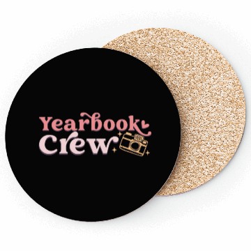 Discover Yearbook Crew Reading Librarian Bookish Lover Read Coasters