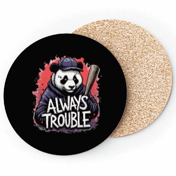 Discover Gangster Panda Panda Bear Pandas Coasters
