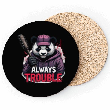 Discover Gangster Panda Panda Bear Pandas Coasters