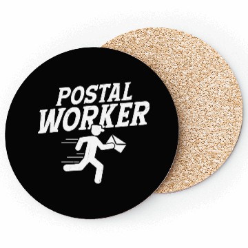 Discover Postal Worker Mailman Mail Carrier Coasters