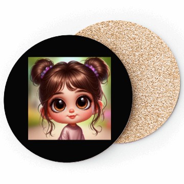 Discover SPARKLY BROWN EYES Coasters