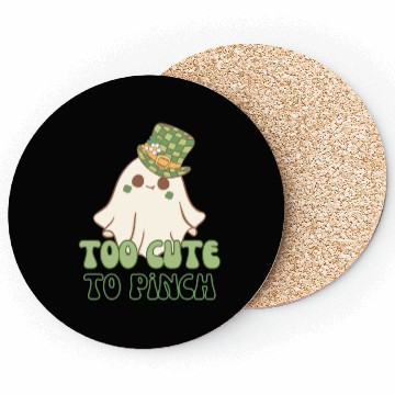 Discover Too Cute to Pinch – St. Patrick’s Day Ghost Coasters