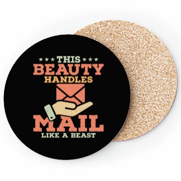 Discover This Beauty Handles Mail Like A Beast Mailman Post Coasters