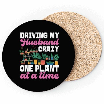 Discover Plant Lover Gardening Husband Wife Coasters