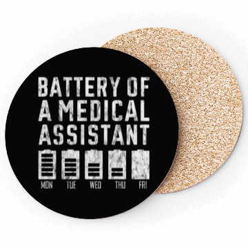 Discover Battery Of A Medical Assistant 2 Coasters