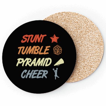 Discover Vintage Cheerleading Saying Coasters