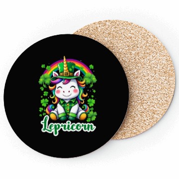 Discover Lepricorn St Patrick's Day Charm and Magic for All Coasters