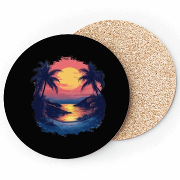 Discover Tropical Sunset Coasters