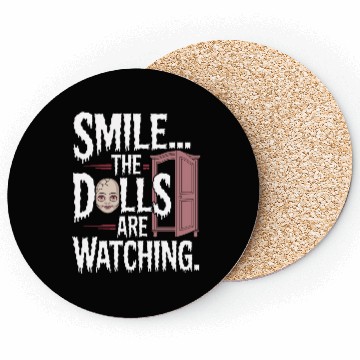 Discover Creepy Dollmaking Haunted Doll Collector Coasters