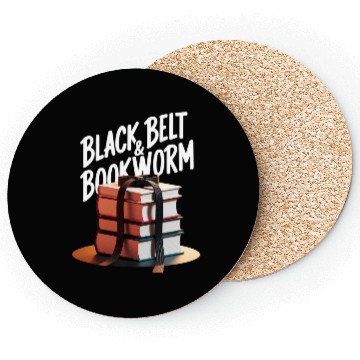 Discover Black Belt & Bookworm Coasters