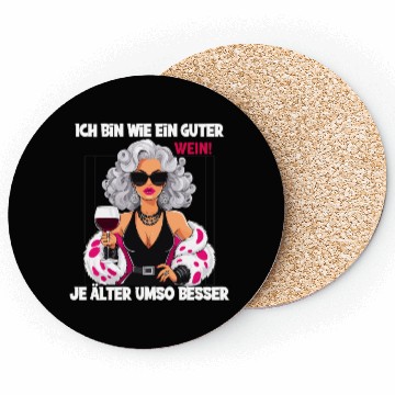 Discover I'm Like A Fine Wine, Better With Age Statement Coasters