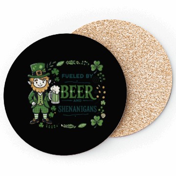 Discover St. Patrick's Day Lock: Beer And shenanigans Coasters