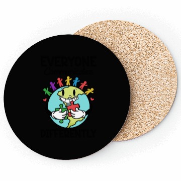 Discover Everyone Communicates Differently Smiling Earth Coasters