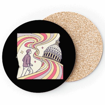 Discover Dreamwave Illusion – Surreal AI Art Coasters