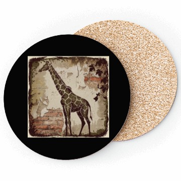 Discover Stylized giraffe Coasters