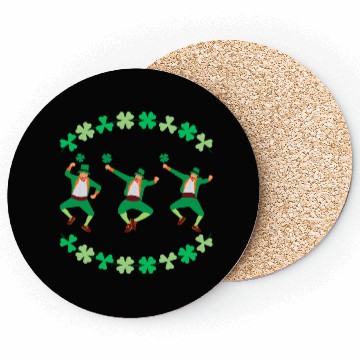 Discover Dancing Leprechauns St Patrick's Day Coasters