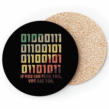 Discover Science Nerd Physics Student Jokes Geek Coasters