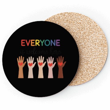 Discover Everyone Is Welcome Here Idaho Teacher Coasters