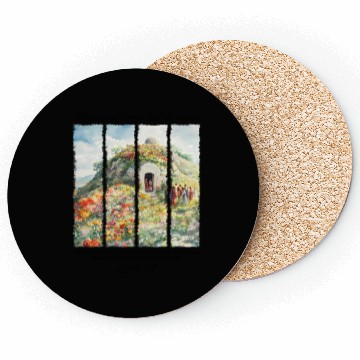 Discover He Is Not Here, But Is Risen Coasters – Bible Verse