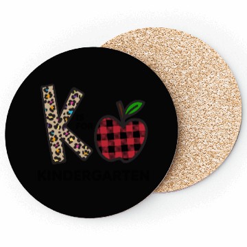 Discover K Is For Kindergarten Teacher Back To School Coasters