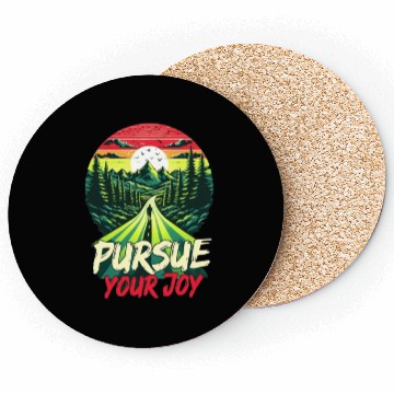 Discover Pursue Your Job - Vibrant Palette Coasters