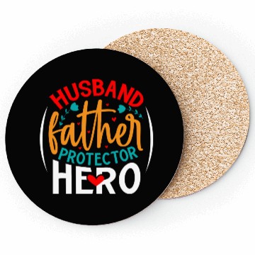 Discover Fathers Day Daddy Protector Hero Coasters