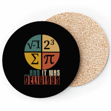 Discover I Ate Some Pie and It Was Delicious Funny PI Day Coasters