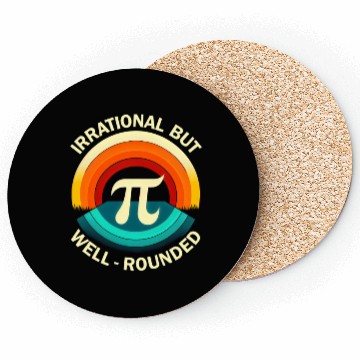 Discover Pi Day Pun Irrational Number Joke Math Nerd Coasters
