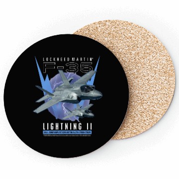 Discover F-35 LightningIi 5Th Gen Stealth Fighter Coasters