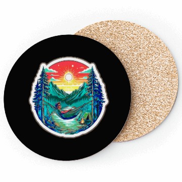 Discover Camping Serenity Coasters
