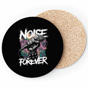 Discover Noise Forever Punk Rock Metal Music Coasters