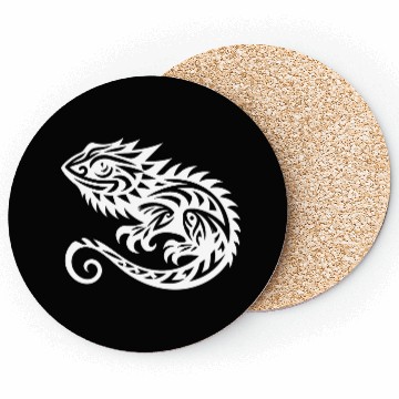 Discover Bearded Dragon T Tattoo Dragon Disguise Coasters