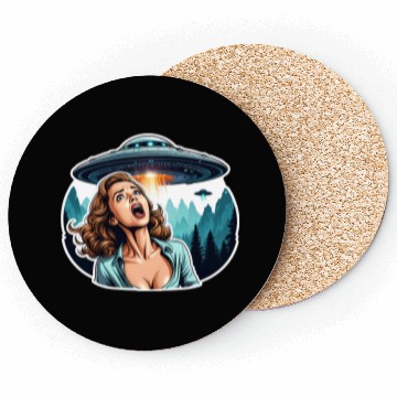 Discover UFO Invasion Alien Abduction Panic Coasters