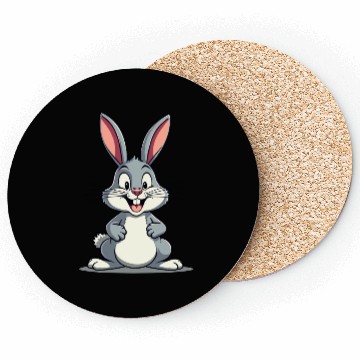Discover Funny Easter Bunny Cute Bunny Easter Coasters
