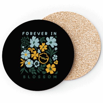 Discover Forever in Blossom Flowers Coasters