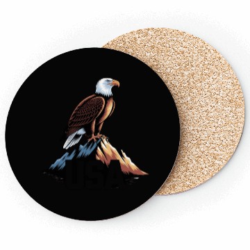 Discover Patriotic Eagle Coasters